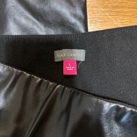 Vince Camuto Leather Pants - Picture 2 of 5